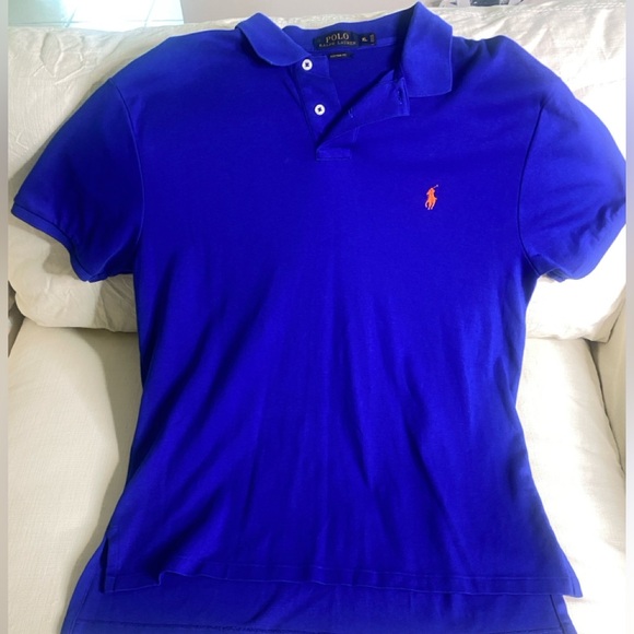 Polo Ralph Lauren Other - Ralph Lauren Polo Shirt with orange Logo XL Royal Blue custom